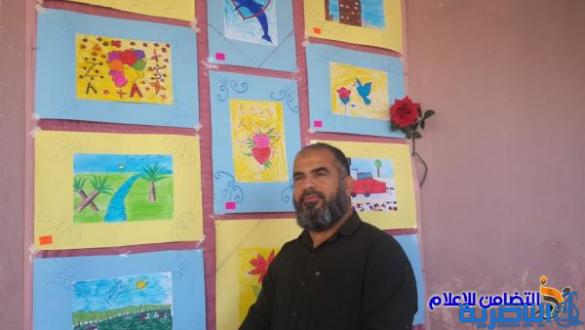 مبرة التضامن العاشرة للأيتام في ناحية المنّار تحصد المركز الأول بالرسم في معرض الفنون التشكيلية