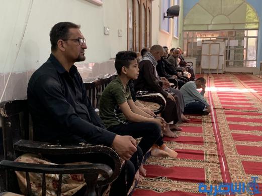 بالصور:مسجد الشيخ عباس الكبير في الناصرية يقيم مجلس عزاء في ذكرى شهادة الامام الكاظم عليه السلام 