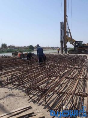 توقف العمل في جسر الرفاعي الحديدي بعد انجاز 90٪ من اعماله