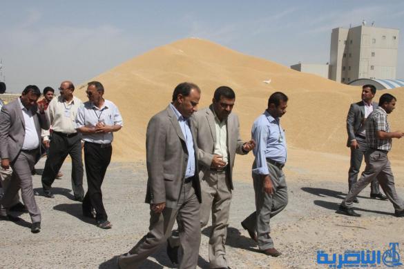 الناصري يوجه التجارة باكمال استعداداتها لموسم تسويق وفير للحنطة هذا العام