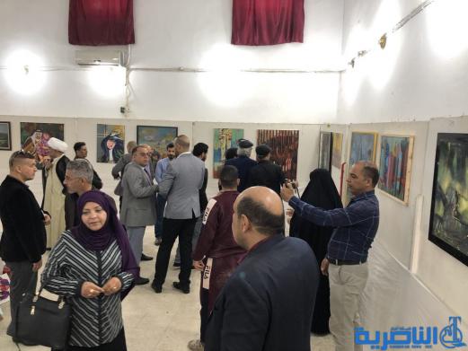 التربية تقيم معرضها السنوي لاعمال مشرفي ومعلمي الفنية في ذي قار