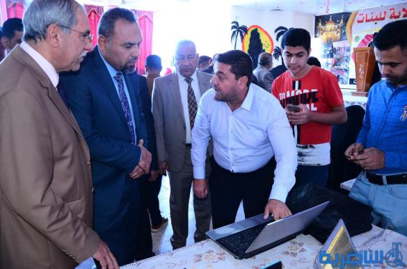 تربية ذي قار تقيم معرض التقنيات الالكترونية بمشاركة 71 مدرسة - تقرير مصور - 