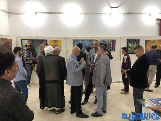 التربية تقيم معرضها السنوي لاعمال مشرفي ومعلمي الفنية في ذي قار