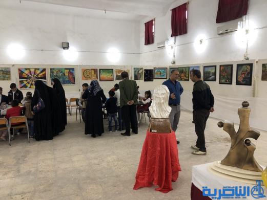 التربية تقيم معرضها السنوي لاعمال مشرفي ومعلمي الفنية في ذي قار