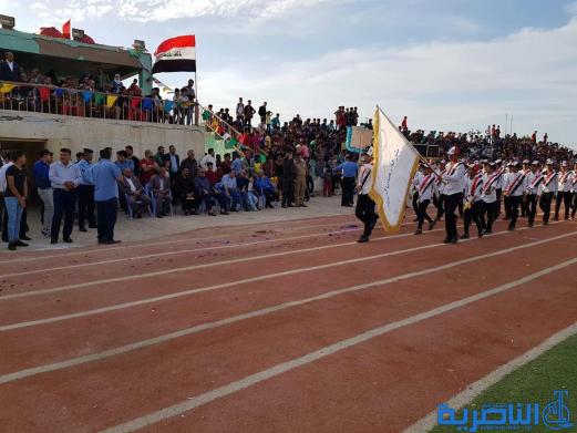 بالصور:تربية ذي قار تقيم مهرجانها الرياضي السنوي لالعاب القوى والعروض الارضية