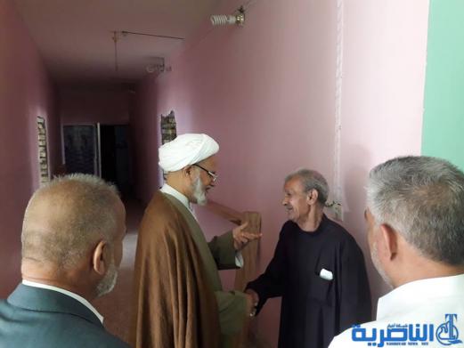 رئيس جمعية التضامن الإسلامي يجري زيارة تفقدية إلى دار رعاية المسنين في الناصرية