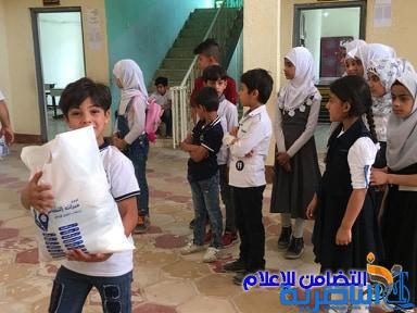 مدارس ومبرات التضامن في ذي قار تباشر بتوزيع السلة الغذائية الرمضانية على تلاميذها الأيتام