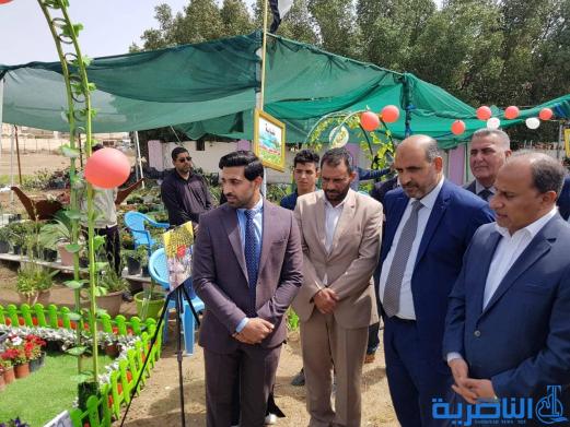 الناصري يفتتح معرض الزهور الخامس لبلديات ذي قار 
