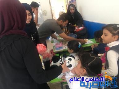 وفد من طلبة كلية الآداب يزور مبرة التضامن للأيتام في الناصرية