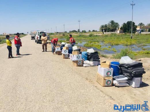 ذي قار :الهلال الاحمر يخصص 200 سلة غذائية للمتضررين من السيول