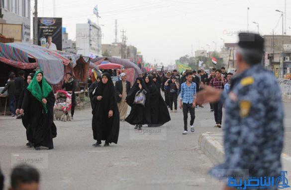 بالصور.. الملايين يواصلون السير صوب &quot;أسد بغداد&quot;