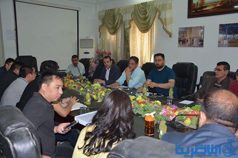 ماء ذي قار تنسق مع شركة صينية لانشاء مشروعين جديدين للماء في المحافظة