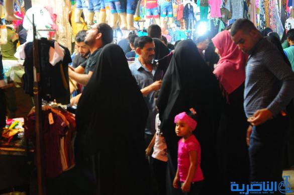 بالصور : اسواق الناصرية لا تنام استعدادا لعيد الفطر المبارك 