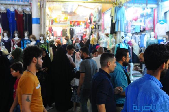 بالصور : اسواق الناصرية لا تنام استعدادا لعيد الفطر المبارك 