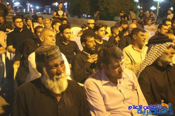 رئيس جمعية التضامن الإسلامي يشارك في مراسيم رفع الراية الحسينية في الناصرية