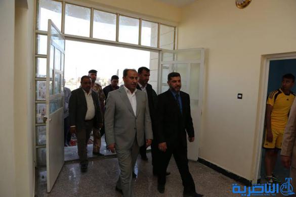 محافظ ذي قار يفتتح ملاعب شعبية في حي الارامل والرافدين بكلفة مليار و 431 مليون دينار