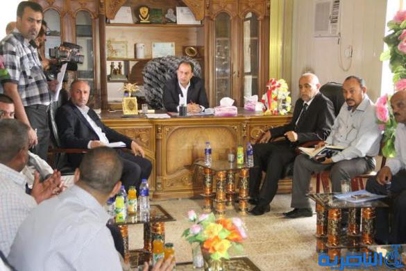 بالصور : محافظ ذي قار يشرف على حملة خدمية واسعة في قضاء الرفاعي  شاركت فيها اكثر من 50 الية خدمية اختصاصية