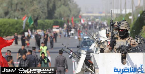  بالصور.. يدٌ تطعم وأخرى تحمي الزائرين الوافدين على كربلاء