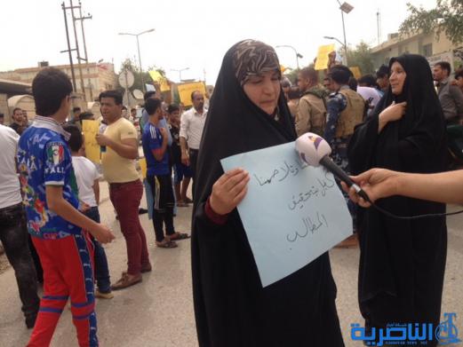 العشرات من إجراء صحة ذي قار يتظاهرون مجدداً احتجاجاً على تخفيض رواتبهم-تقرير مصور-