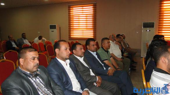 النائب الدكتور هيثم الجبوري نائب رئيس اللجنة المالية يعلن خلال زيارته الى غرفة تجارة الناصرية