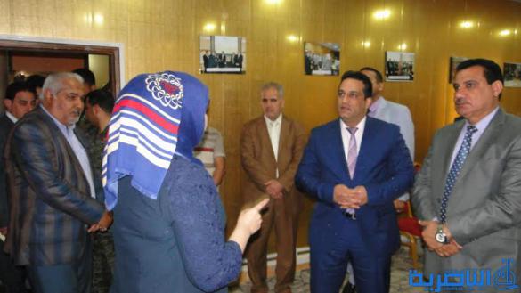 النائب الدكتور هيثم الجبوري نائب رئيس اللجنة المالية يعلن خلال زيارته الى غرفة تجارة الناصرية