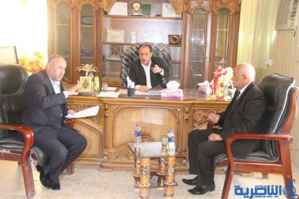 بالصور : محافظ ذي قار يشرف على حملة خدمية واسعة في قضاء الرفاعي  شاركت فيها اكثر من 50 الية خدمية اختصاصية