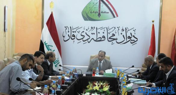 غرفة عمليات مشاريع ذي قار توجه بمعالجة ورفع تعارضات المشاريع المتلكئة