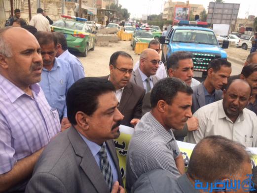  المشرفون التربوين في الناصرية يتظاهرون للمطالبة بمخصصات النقل - تقرير مصور -