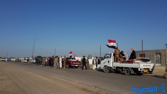 بالصور :الرفاعي ترسل مائة طن من الاغذية الى الحشد الشعبي في صلاح الدين