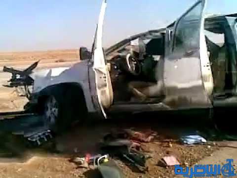 مصرع ثلاثة اشخاص في حوادث مرورية بينها غرق ستوتة في ذي قار