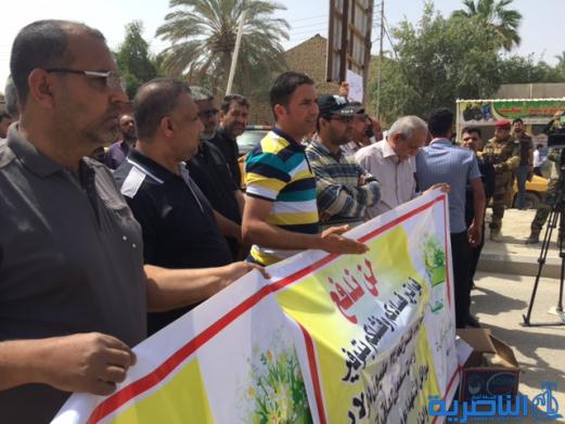 العشرات يتظاهرون في الناصرية مجددا ضد خصخصة الكهرباء - تقرير مصور -