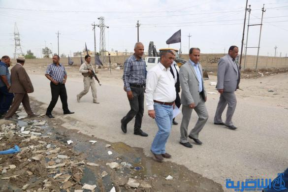 محافظ ذي قار يعلن المباشرة بأعمال تبليط شارع سديناوية ويشدد على رفع التجاوزات وصيانة شبكات الماء والمجاري