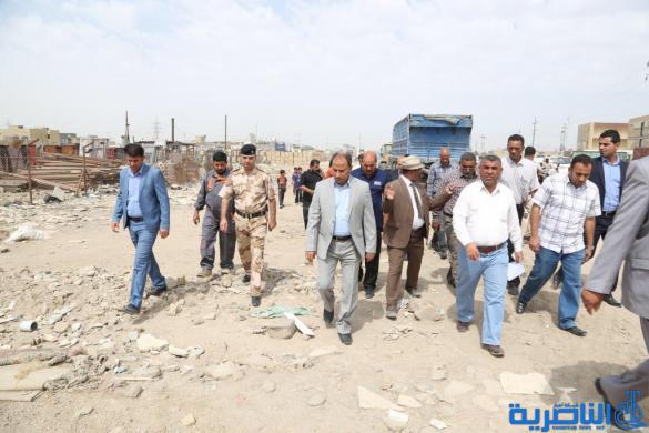 محافظ ذي قار يعلن المباشرة بأعمال تبليط شارع سديناوية ويشدد على رفع التجاوزات وصيانة شبكات الماء والمجاري