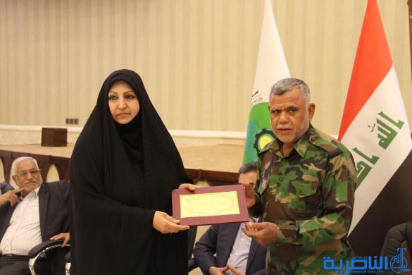 منظمة بدر تثمن جهود عضو المجلس هدية الخيكاني