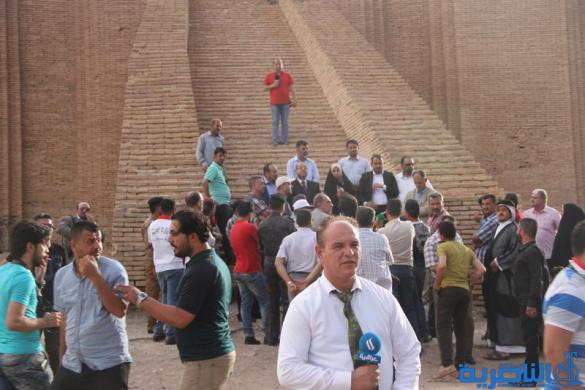 بالصور : ناشطون ينظمون وقفة تضامنية دعما لضم اهوار ذي قار واثارها للتراث العالمي