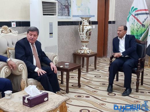 محافظ ذي قار يستقبل وكيل وزير النفط ويفتتح عدداً من المشاريع النفطية