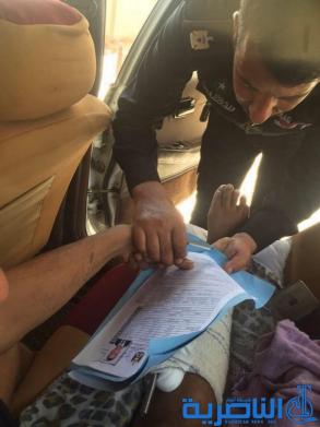 جنسية ذي قار تزور جرحى الجيش في منازلهم لاصدار جوازات سفر للعلاج في الخارج