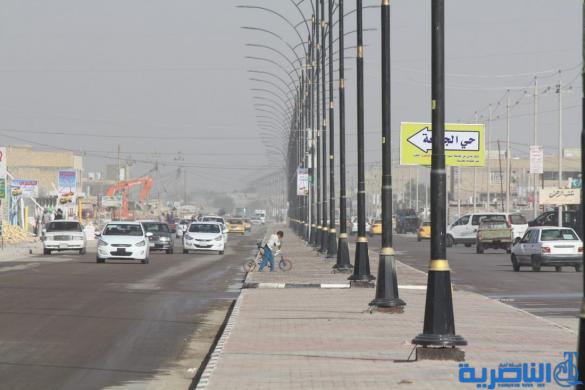 بالصور:افتتاح شارع الزقورة &quot; الحولي &quot; بطول 7 كيلو متر