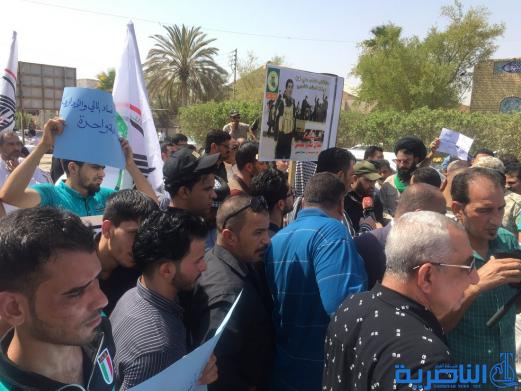 العشرات من ذوي الشهداء يتظاهرون في الناصرية للمطالبة بحقوقهم- تقرير مصور -