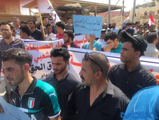 العشرات من ذوي الشهداء يتظاهرون في الناصرية للمطالبة بحقوقهم- تقرير مصور -