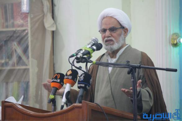 امام جمعة الناصرية يدعو الحكومة الى اشراك المجتمع في سن القوانين المهمة
