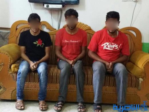 ذي قار تعتقل لصوصا من البصرة اثناء محاولتهم سرقة مولد من مشروع ماء الاصلاح