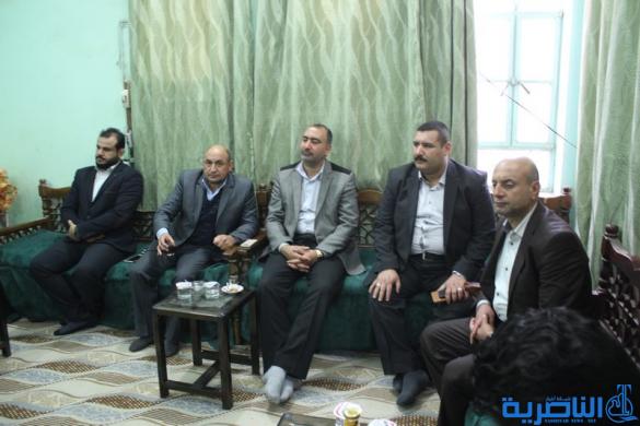 اية الله الناصري موصيا ابي مهدي المهندس .. قاتلوا عدوكم بخلق اهل البيت - تقرير مصور -