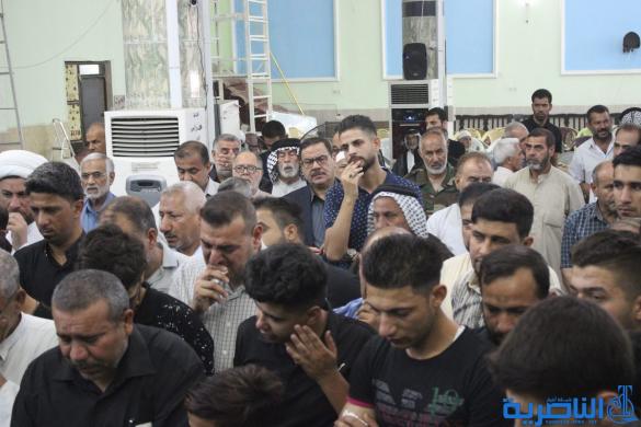 بالصور: الناصرية تشيع الشيخ ابو ابراهيم الناصري الى مثواه الاخير