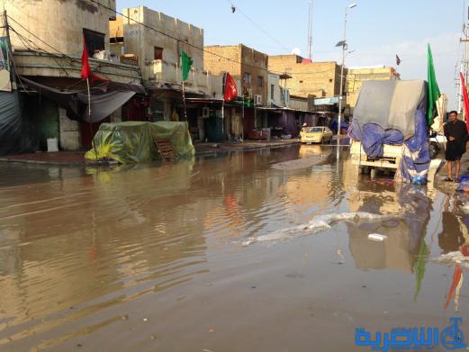 غرفة عمليات ذي قار تستمر حتى فجر الاثنين في معالجة الأضرار الناجمة عن الأمطار - تقرير مصور -