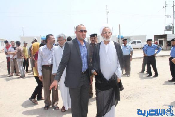 تقرير مصور عن زيارة النائب الثاني لمحافظ ذي قار لمخيم النازحين في قضاء الجبايش