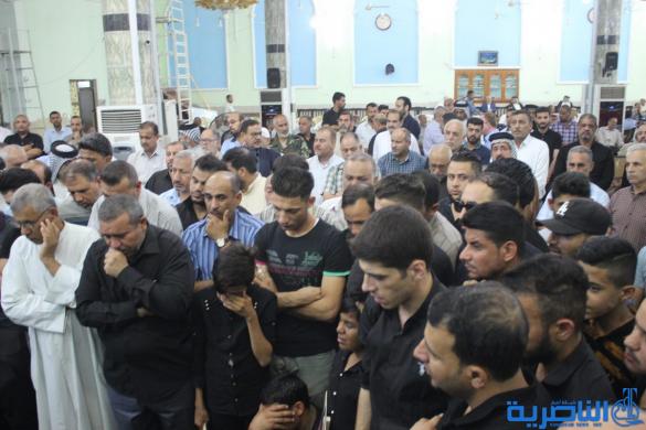 بالصور: الناصرية تشيع الشيخ ابو ابراهيم الناصري الى مثواه الاخير