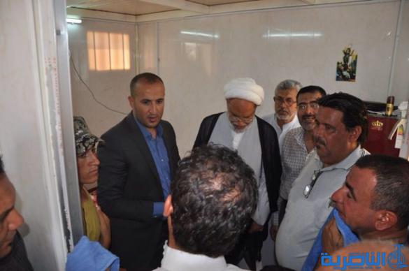 تقرير مصور عن زيارة النائب الثاني لمحافظ ذي قار لمخيم النازحين في قضاء الجبايش