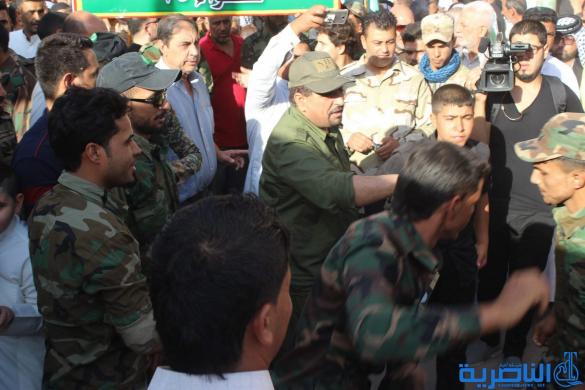 بالصور: الناصرية تشيع الشيخ ابو ابراهيم الناصري الى مثواه الاخير