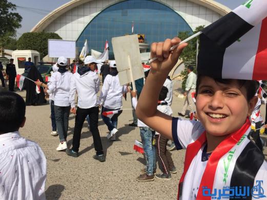 بالصور:مسيرة ايتام مبرات التضامن في ذي قار احتفاء بيوم اليتيم السنوي